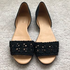 JCrew Crochet Sandals